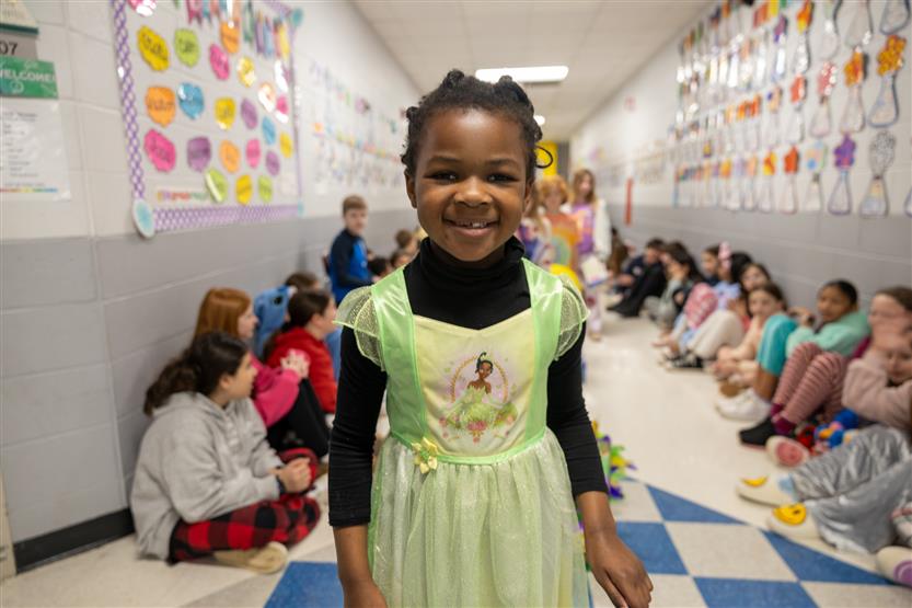 Students take part in a Character Parade